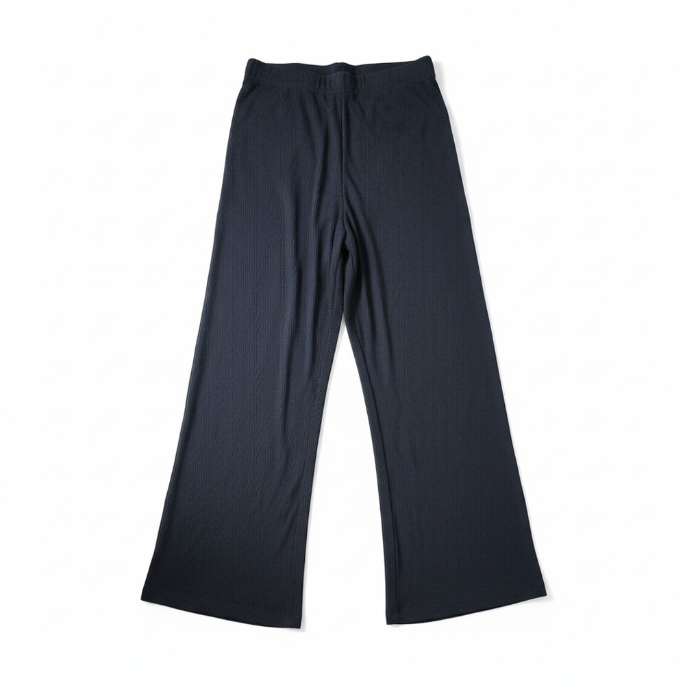 Skims Soft Lounge Rib Sleep Pants Size L Black NWT - Picture 4 of 12